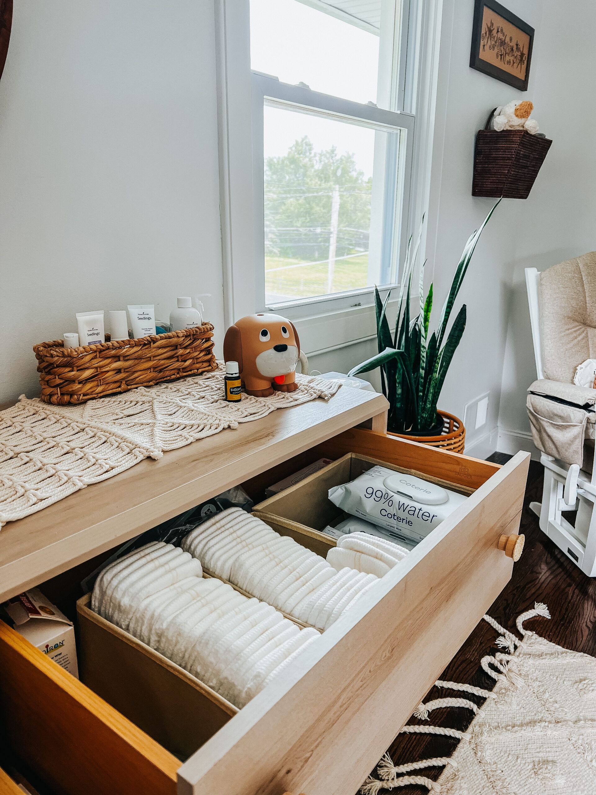 Organizing baby outlet dresser